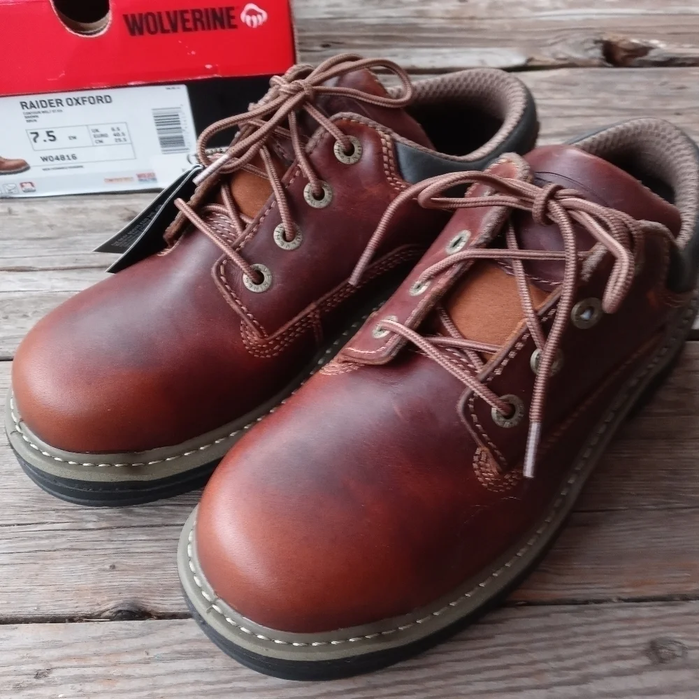 Wolverine Work Shoes Mens 7.5 EW Raider MultiShox